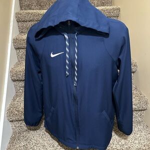 Classic men’s *NIKE dri-fit* lightweight athletic full-zip hoodie jacket - L